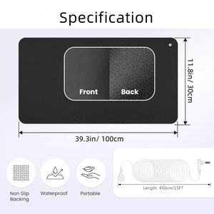 Jinke ISO13485 topraklama tedavisi Mat topraklama anti-statik yatak Mat PU iletken karbon kauçuk Yoga Mat - Product Image 2