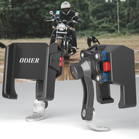 Support de téléphone rotatif à 360 degrés, antichoc, antidérapant, flexible, protection complète pour vélo, scooter, conduite en plein air