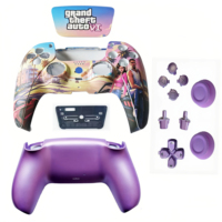 Coque de remplacement avant et arrière pour manette PS5, pièces de réparation pour console de jeu, boîtier de manette, accessoires de boutons DIY