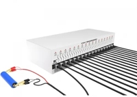 Testeur de batteries lithium-ion DK 5V 10A DT50W-20, système de cyclage de batteries à 20 canaux, test de charge et de décharge, équilibrage et entretien des batteries
