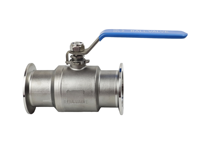 Fabrication de 2 vannes à boisseau sphérique manuelles à raccord rapide en acier au carbone sanitaire, OEM Zhejiang, pour l'eau