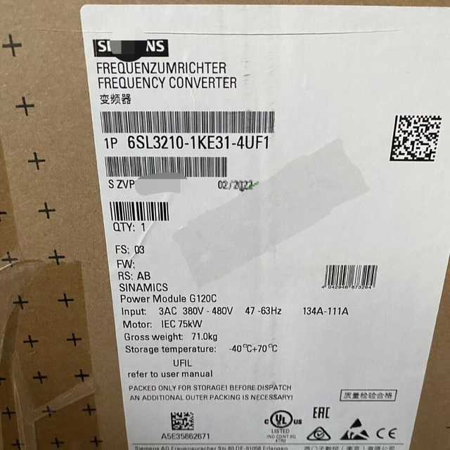 6sl3 2101ke314uf1 New Sinamics G120c Power 6sl32101ke31wbr4uf1 Original Ready Stock Industrial Automation Pac