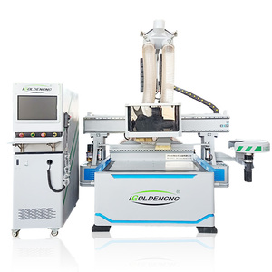 Igoldencnc Router CNC ATC de 8x4 para anidamiento de madera, para muebles de cocina y gabinetes, con sistema de carga y descarga y etiquetado - Product Image 3