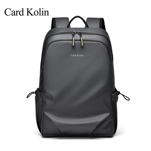 Card Kolin Men's Backpack Large Capacity Laptop <b>Bag</b> Unisex Solid Color Travel Backpack With <b>Computer</b> Interlayer - Product Image 5