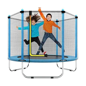 Zoshine professional mini toddler trampoline outdoor kids trampoline indoor manufacturers sales with Safety Enclosure