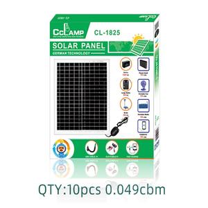 18V 25W Solarpanel-Aufladung Universelles Solarzellen-Ladegerät 15W 20W Mono-Solar-PV-Module für Powerbank-Lautsprecher-Batterie lüfter - Product Image 2
