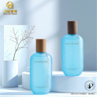 Flacons et emballages de Cologne de luxe pour femmes, flacon de parfum vide en verre rose de luxe premium 100 ml pour femmes