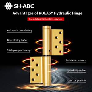 SH-ABC 도어 및 창문 힌지 6인치 아연 합금 유압 힌지 도어 하드웨어 액세서리 - Product Image 4