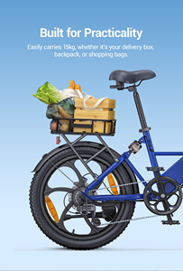 Bicicleta eléctrica plegable con envío gratuito en la UE, 250W, 36V, 13Ah, neumáticos gruesos, para ciudad, 20 pulgadas, bicicleta eléctrica plegable para adultos - Product Image 6