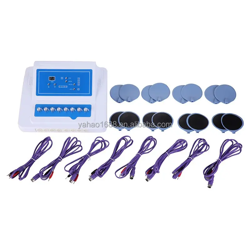 White-Blue Body Electrostimulation Microcurrent Body Shaper EMS Machine