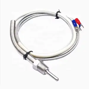 K J E S PT100 Type Screw Temperature Sensor Thermocouple WRNT-02 stainless steel screw probe thermocouples