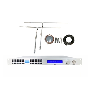 Kit Completo de Transmisor <span class=keywords><strong>FM</strong></span> YXHT de 150W con <span class=keywords><strong>Antena</strong></span> Dipolo de 2 Bahías y <span class=keywords><strong>Cable</strong></span> de Alimentación de 30m para Transmisión de Estudio de Radio <span class=keywords><strong>FM</strong></span> - Product Image 2