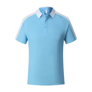 <span class=keywords><strong>Polo</strong></span> pour homme <span class=keywords><strong>bleu</strong></span> foncé à lumière vive, anti-froissement, anti-taches, coupe ajustée, vente en gros, commande en gros, <span class=keywords><strong>polo</strong></span> de golf, t-shirt - Product Image 2
