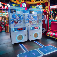 Machine à cadeaux sportifs à monnayeur, machine de jeu de danse, machine à griffes à poupées avec écran LCD HD, en plastique, pour centres de jeux