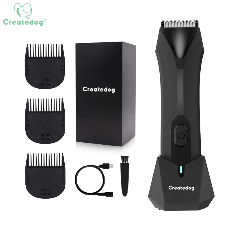 Electric Groin Hair Trimmer for Men Pubic Hair Trimmer Body Grooming Clipper Rechargeable Ultimate Male Hygiene Razor