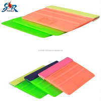 STR Outil de pose de film teinté pour vitres et carrosserie de voiture en plastique PP de haute qualité, durable et très vendu, avec spatule en feutre