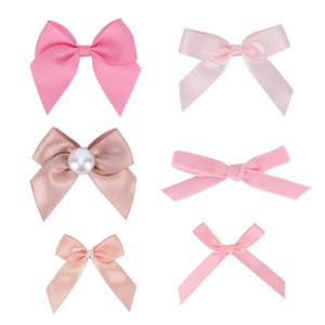 Midi Customize Handmade <strong>Small</strong> <strong>Ribbon</strong> <strong>Bow</strong> Trimming Pre-tied Gift Lingerie <strong>Bow</strong> for Underwear Girl Dress Decoration - Product Image 1