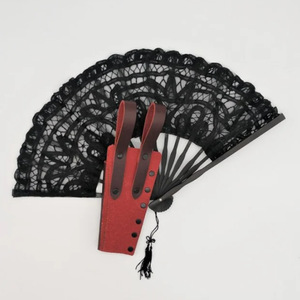 Nouvel étui de rangement en cuir PU pour ventilateur transfrontalier, étui de protection portable pour ventilateur à main, étui en cuir pour ventilateur punk - Product Image 4