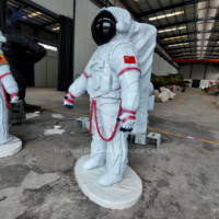 Modelo de Astronauta Animatrónico Realista de Tamaño Natural, Exhibición Espacial Interactiva para Centro de Ciencias, Parque Temático y Activación de Eventos