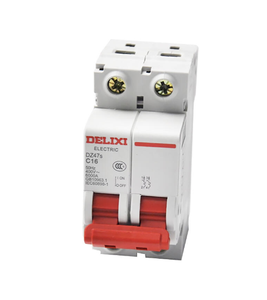 Disjoncteur miniature 100 % neuf DZ47s Type C 2P 10A 400V AC 6kA Courbe DIN Rail Mount MCB pour usage domestique et industriel - Product Image 5