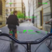 Lunettes intelligentes IA avec affichage de la navigation, traduction multilingue en temps réel, téléprompteur, super légères, double caméra 12MP, IPX-4