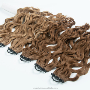 Extensions de cheveux naturels russes de qualité supérieure 12A, double tirage, invisibles, tissées à la main, Genius Weft, les plus fines du marché - Product Image 5