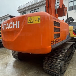 Excavatrice sur chenilles hydraulique HITACHI ZX200-5G de 20 tonnes, modèle 2023, d'occasion, avec moteur et pompe Isuzu, matériel de construction - Product Image 4