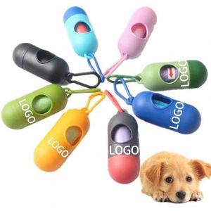 Distributeur de sacs à déjections canines en plastique écologique personnalisable avec logo, outil de nettoyage et de transport des déchets - Product Image 1