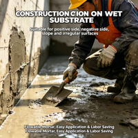 Mortier résistant aux acides KPI, Enduit anti-acide au silicate de sodium, Mortier anticorrosion pour réservoirs chimiques, piscines d'évacuation des eaux usées et revêtements de briques acides