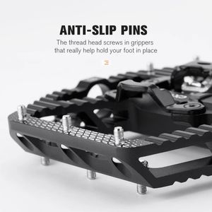 CXWXC 2 In 1 bisiklet kilidi pedalı alüminyum Anti-kayma mühürlü rulman kilit pedalı aksesuarları - Product Image 2