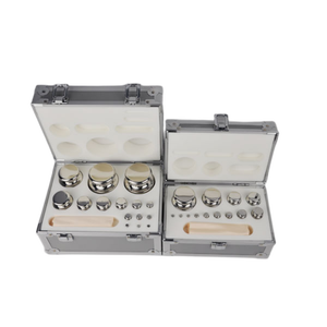 Poids d'étalonnage standard en acier inoxydable Veidt E2 F2 M1 1mg-200g à fentes pour balance de laboratoire E2 F2 - Product Image 5