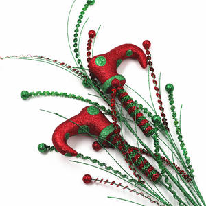 Décorations de Noël en gros, décorations pour sapin de Noël, pics à paillettes, décorations à sequins - Product Image 4