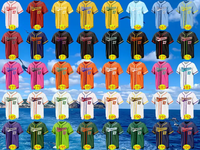 Maillot de baseball personnalisé à rayures fines, maillot de baseball imprimé, nom et numéro d'équipe personnalisés, uniforme de baseball OEM ODM