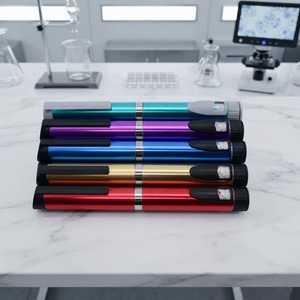 Sample Available Reusable Metal Injection <b>Pen</b> with Rubber Stopper Custom Logo and Durable Packaging Design - Product Image 4