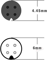 IP68 impermeable Cable de extensión de 4 pines cobre puro 5FT 6FT 10FT 15FT cámara de visión trasera Dashcam espejo coche marcha atrás ayuda gruesa