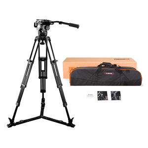 Trépied vidéo en aluminium <span class=keywords><strong>E</strong></span>-<span class=keywords><strong>IMAGE</strong></span> EG25A2 réglable avec tête fluide et charge utile de 28 kg - Product Image 6