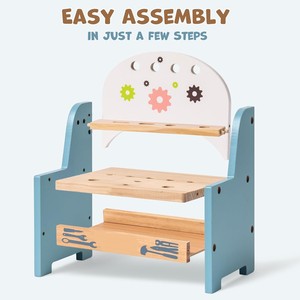 <span class=keywords><strong>Mini</strong></span> ensemble d'établi Montessori pour enfants outil de jeu en bois pour les tout-petits de 3 4 5 ans garçons et filles - Product Image 3