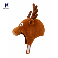 Super mignon, très populaire, personnalisable, vente en gros, jouet en peluche en forme de tête d'animal pour enfants