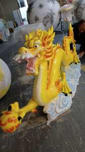 Lámpara de Escultura de Dragón para Exteriores, Iluminación LED con Motivos, IP65, para Exhibición de Linternas en Festivales y Proyectos de Paisajismo - Product Image 1