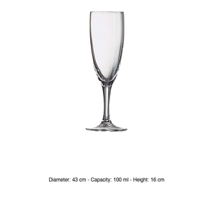 Copa para Flauta Elegance 10 cl Arcoroc H 16 cm Ø 4.3 cm - Product Image 3