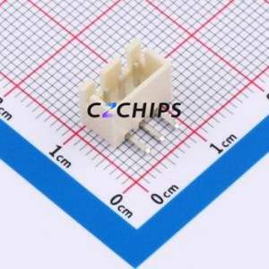 BX-XH2.54-3PWZ-GW Wire-to-Board Pin Header Bent Lead Through Hole,P=2.5mm Connector 1x3P 2.5mm Right Angle Insert XH - Product Image 1