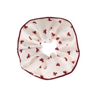 Nouveau 2026 Bandeau et élastiques à cheveux en tissu rouge à pois avec nœud, style 'Sweet Girl' pour étudiantes, pour queue de cheval, accessoires pour filles, vente en gros