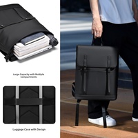 Casing Laptop Minimalis Baru Surface Pro 11 Tas TPU Model Buku Tahan Air dengan Ritsleting & Pengait Penutup Tas Bisnis Perjalanan Unisex Daypack