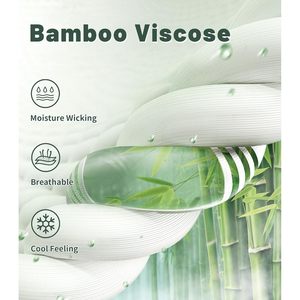 Conjunto de pijama de viscosa de bambú para hombre, camisa de dormir de manga corta y pantalones cortos, ropa de dormir fresca y transpirable con bolsillos - Product Image 6