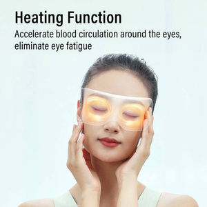 Masajeador eléctrico inteligente recargable plegable de 4 modos de terapia de música calentada presión de aire compresión de calor máscara de ojos - Product Image 3