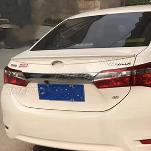 สปอยเลอร์สำหรับ Toyota Corolla ปี 2014-2018  วัสดุ ABS พลาสติก ลายคาร์บอนไฟเบอร์  ปีกหลังฝากระโปรงท้าย ชุดแต่งรถยนต์ - Product Image 3