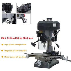 Máquinas de Perforación y Fresado Verticales Manuales de Alta Precisión con Cono de Husillo Universal para Metal - Product Image 1