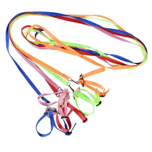 pet products suppliers Durable Adjustable Bird Leash Parrot Training Rope Large Parrot Traction Rope Leash