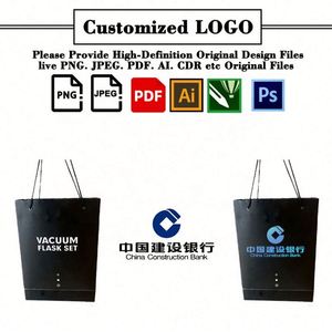 ชุดกระติกน้ำร้อนสุญญากาศสแตนเลส LC681 พร้อมโลโก้บริษัทแบบกำหนดเอง ชุดแก้วน้ำแบบกำหนดเอง กระติกน้ำร้อนสุญญากาศ - Product Image 2