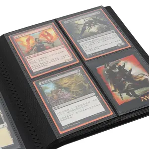 Yuantuo réutilisable 4 poches Yugioh Sammelkarten album personnalisé MTG carte de jeu liant 180 poches carte PP collectionneurs Album